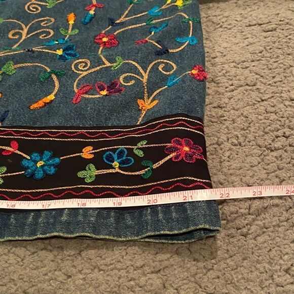 New Direction Vintage Jean Embroidered Jacket - Picture 11 of 11